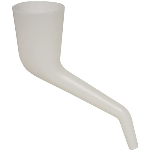 Translucent Right Angle Funnel, Plastic