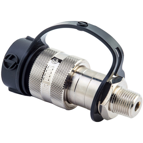 Coupler High Flow Female Side, Steel, 3/8", Female NPTF, 10000 PSI