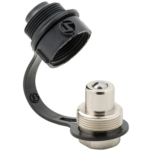 Coupler High Flow Male Side, Steel, 3/8", Male NPTF, 10000 PSI