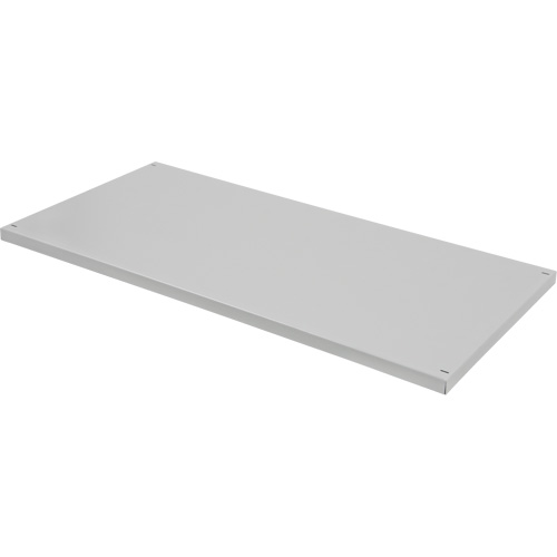 Replacement Shelf for Knocked Down Cabinet, 30" x 15", 100 lbs. Capacity, Steel, Grey