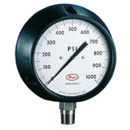 7000B Series Spirahelic® Grade A Direct Drive Pressure Gauge, 4-1/2" , 0 - 300 psi, Bottom Mount, Analogue