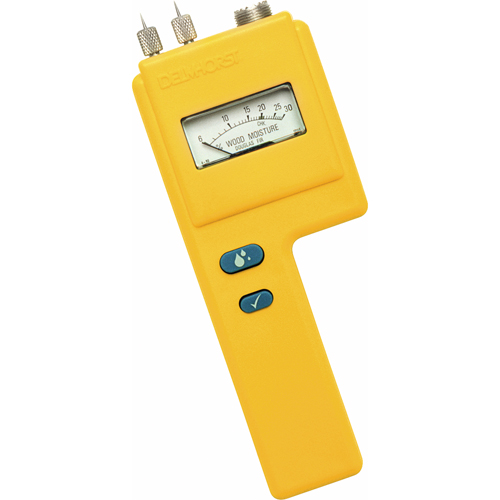 Wood Moisture Meters - Analog Display, 6 - 30% Moisture Range - Moisture Meter - HM166