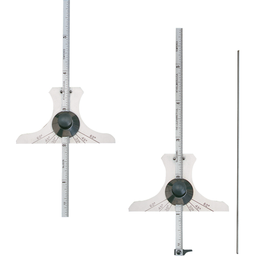 Combination Steel Rule Depth & Angle Gauges
