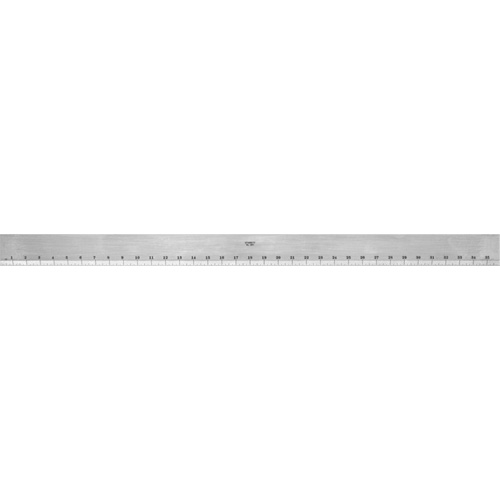 387 Series Steel Straight Edge with Bevel & Graduated Edge, 36" L, 2-13/32" W, 7/32" Thickness
