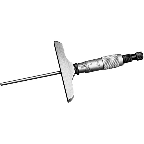 445 Series Depth Micrometer, With Ratchet Stop, 0" - 6"