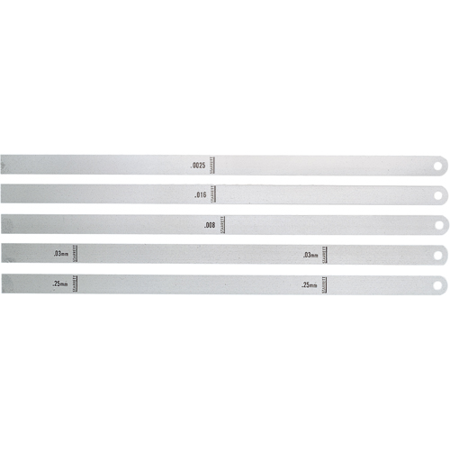 Thickness Gauges or "Feeler" Stock