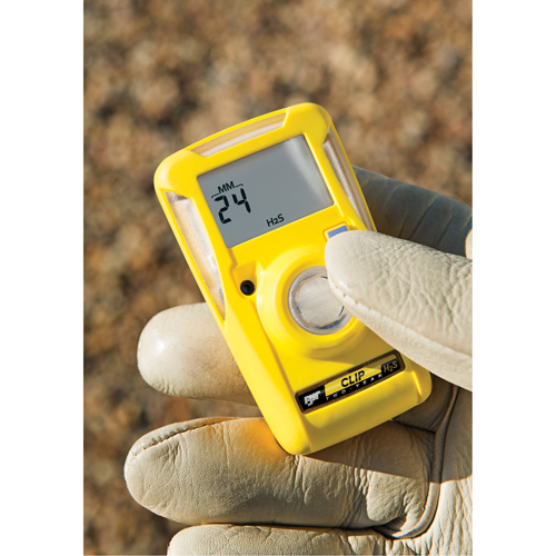 BW™ Clip Gas Detector, Single Gas, H2S - Personal Gas Detectors - HZ183