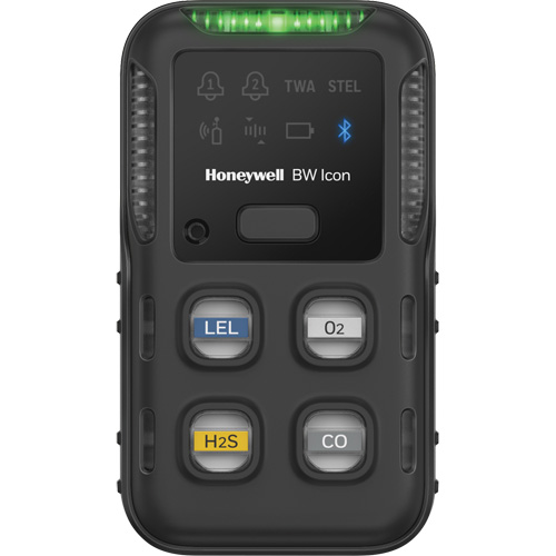 BWâ„¢ Icon Multi-Gas Gas Detector, 4 Gas, LEL - O2 - CO - H2S