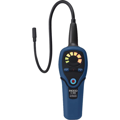 Combustible Gas Leak Detector, 5.0 ppm, Display & Sound Alert
