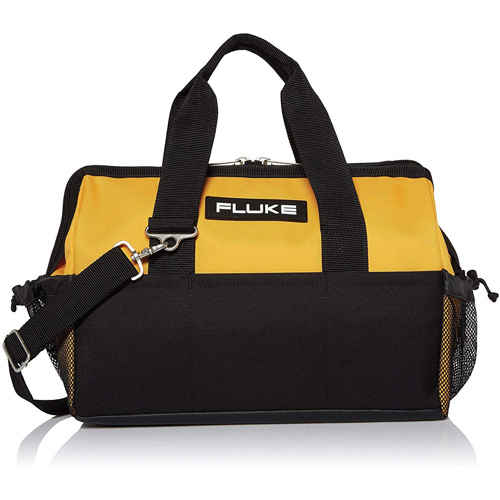 C550 Premium Tool Bag, Ballistic Nylon, 25 Pockets, Black/Yellow