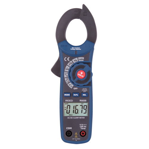 True RMS Clamp Meter, AC/DC Voltage, AC/DC Current