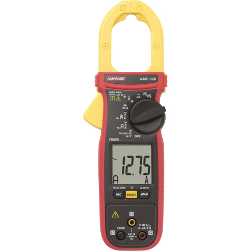 AMP-320 Motor Maintenance TRMS Clamp Meter, AC/DC Voltage, AC/DC Current