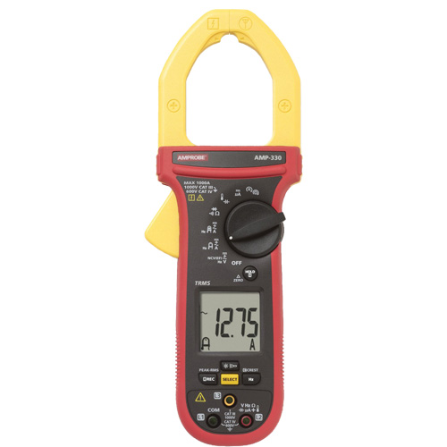 AMP-330 Motor Maintenance TRMS Clamp Meter, AC/DC Voltage, AC/DC Current