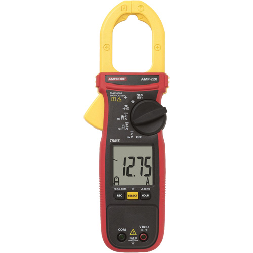 AMP-220 TRMS Clamp Meter, AC/DC Voltage, AC/DC Current