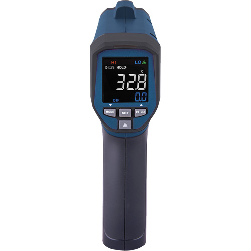 Professional Infrared Thermometer, -26 - 1472° F ( -32 - 800° C ), 30:1, Adjustable Emmissivity - IR Thermometer - IC114