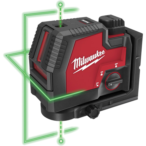 21 Redlithium™ USB Rechargeable Green Cross Line and Plumb Points Laser - Multi Point Laser Level - IC624