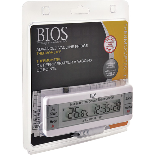 Vaccine Thermometer, Contact, Digital, -50-70°F (-58-158°C) - Thermometer - IC663