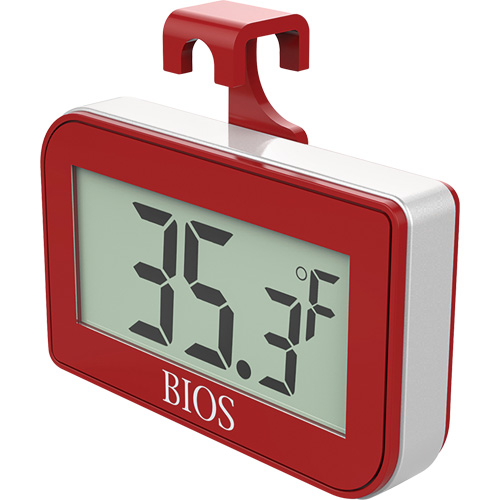 Fridge/Freezer Thermometer, Non-Contact, Digital, -4-122°F (-20-50°C) - Thermometer - IC666