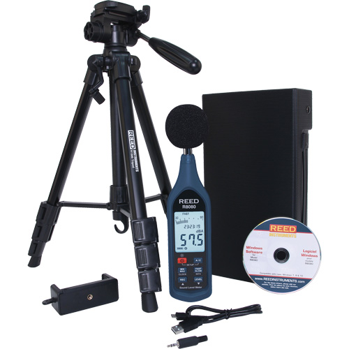 Data Logging Sound Meter with Tripod Kit