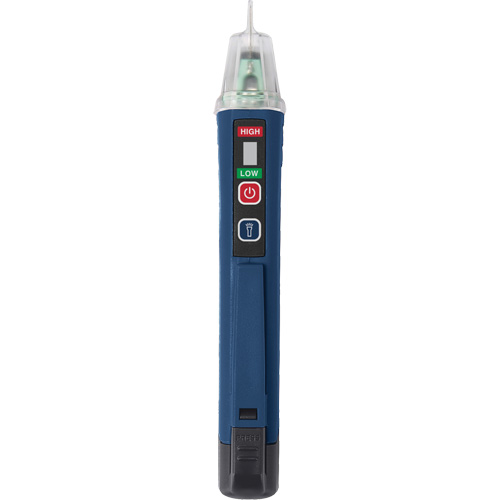 Non-Contact AC Voltage Detector with Flashlight, 24 V - 1000 V/90 V - 1000 V, Light & Sound Alert
