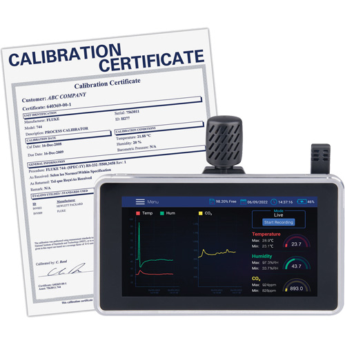 Indoor Air Quality Meter with Desktop/Wall Mount & ISO Certificate