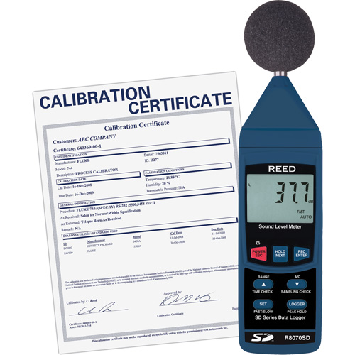 Data Logging Sound Level Meter with ISO Certificate