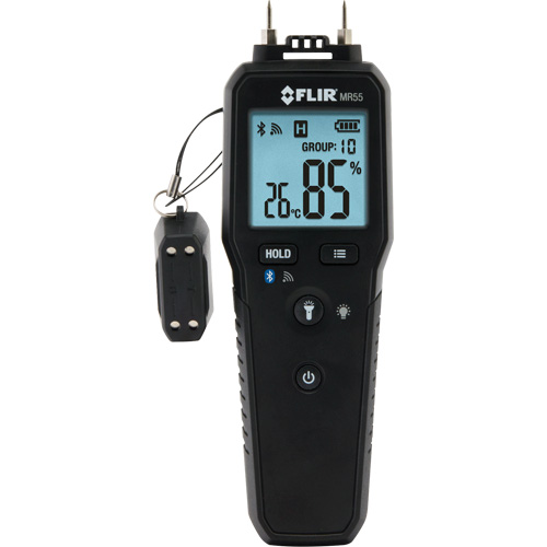 Pin Moisture Meter with Bluetooth, 1 - 99% Moisture Range