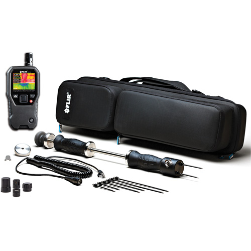 Professional Imaging Moisture Kit with Hammer & Wall Cavity Probe, 7 - 100% Moisture Range, 32°- 122° F ( 0° - 50° C ) Temperature Range