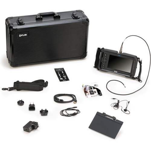 Videoscope Kit with Dual HD Camera 4.9 mm × 1 m Long Camera Probe, 7" Display, 1024 x 600 pixels