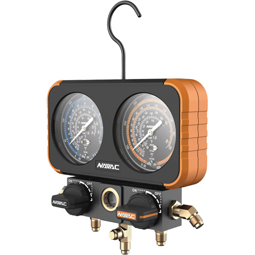 Impact-Resistant Pro Plus Manifold Gauge