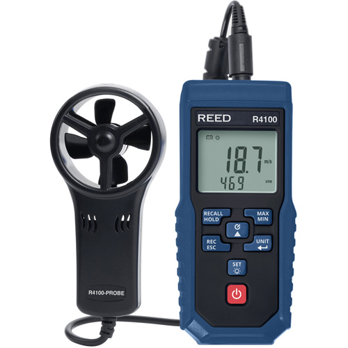 R4100 Vane Thermo-Anemometer with Air Volume