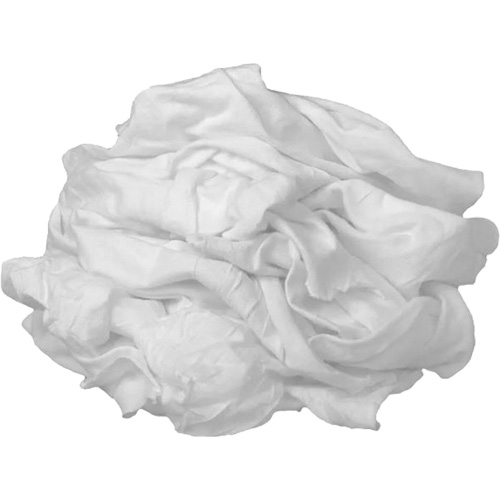 Wiper, Cotton/Polyester, White, 20 lbs.