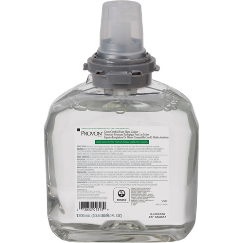 Green Certified Hand Soap for PROVON<sup>®</sup> TFX™ Dispenser, Foam, 1200 ml, Scented
