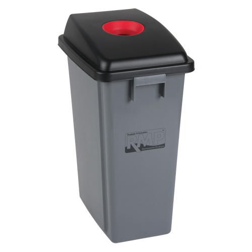 Waste Classification - Lid, Open Lid, Plastic, Fits Container Size: 17-1/4" x 12-1/2" - Waste Receptacle Lid - JH481