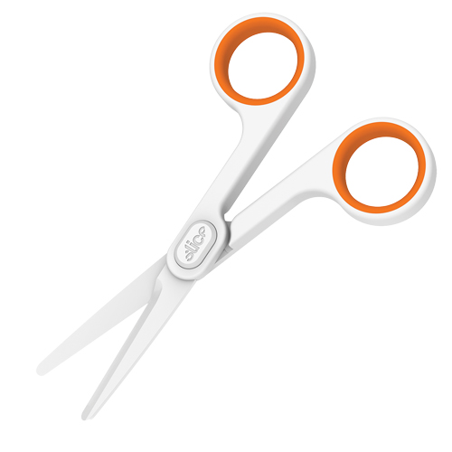 Slice™ Small Ceramic Scissors, 6", Rings Handle