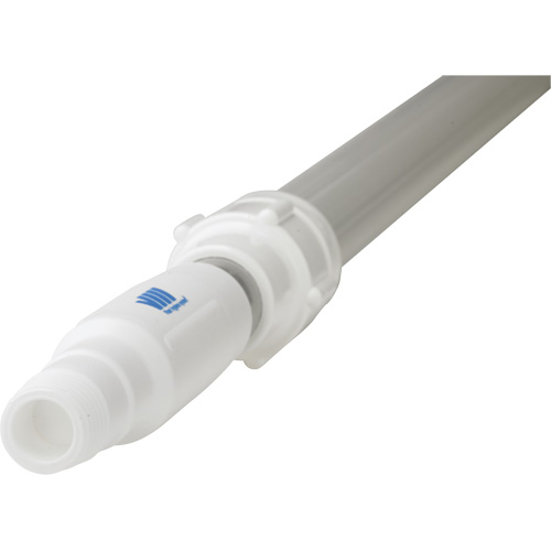 Handle, Broom/Scraper/Squeegee, White, Telescopic, 62" - 113" L - Food Hygiene Handles - JL112