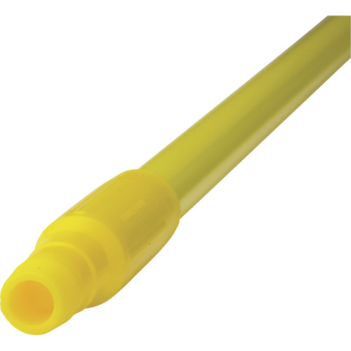 Handle, Broom/Scraper/Squeegee, Yellow, Standard, 59" L - Food Hygiene Handles - JL174