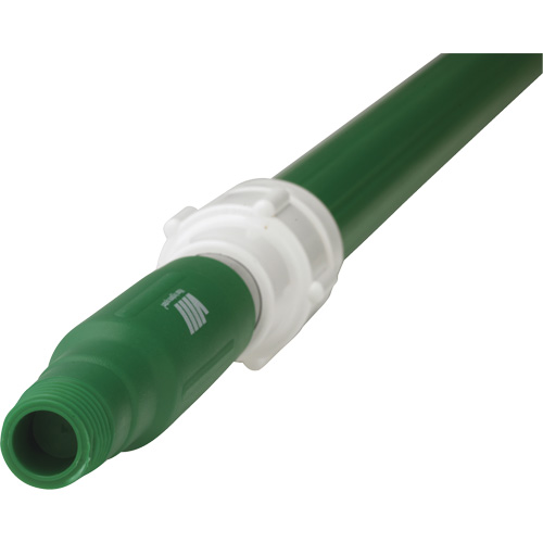 Deck Scrub Handle, Brush/Pad Holder, Green, Telescopic, 62"-113" L - Food Hygiene Handles - JL179