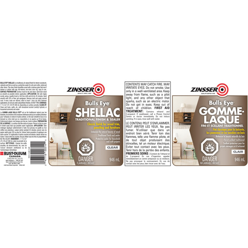 Zinsser® Bulls Eye® Clear Shellac Sealer