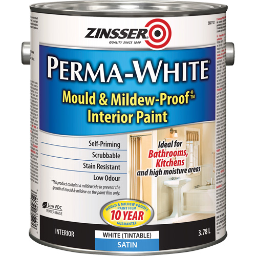 Perma-White® Mold & Mildew-Proof™ Interior Paint, 3.78 L, Gallon, White