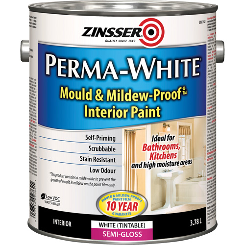 Perma-White® Mold & Mildew-Proof™ Interior Paint, 3.78 L, Gallon, White