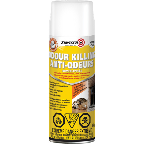 Odour Killing Primer, Aerosol Can, White