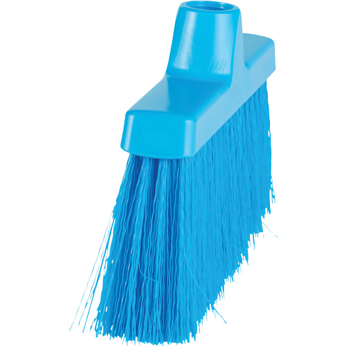 ColorCore Angle Head Broom, Medium Bristles, 10", Polypropylene, Blue - Food Hygiene Broom - JM123
