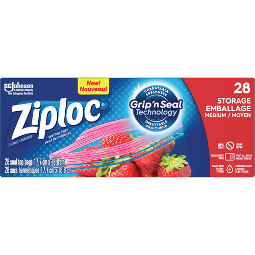 Ziploc<sup>®</sup> Storage Bags