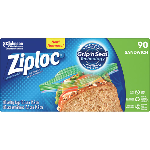 Ziploc<sup>®</sup> Sandwich Bags