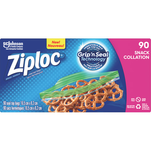 Ziploc<sup>®</sup> Snack Bags