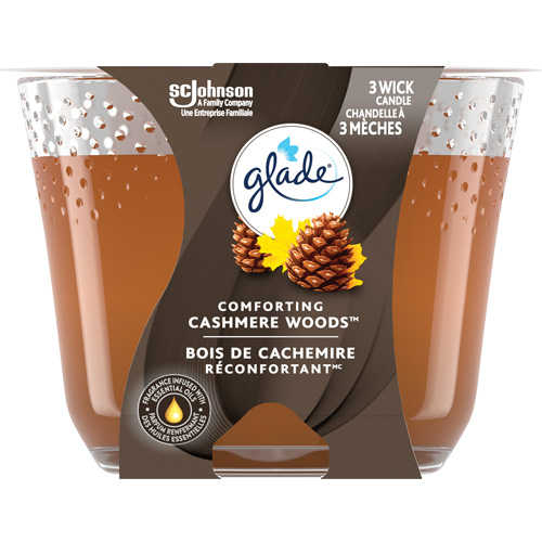 Glade<sup>®</sup> 3-Wick Candle, Cashmere Woods<sup>®</sup>