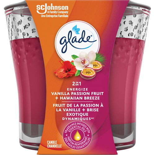 Glade<sup>®</sup> 2-in-1 Candle, Hawaiian Breeze<sup>®</sup> & Vanilla Passionfruit