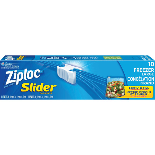 Ziploc<sup>®</sup> Slider Freezer Bags