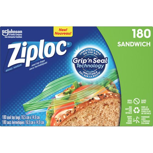 Ziploc<sup>®</sup> Sandwich Bags